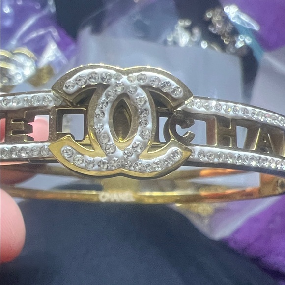 Gold and Silver Women's Bracelet - Picture 3 of 4